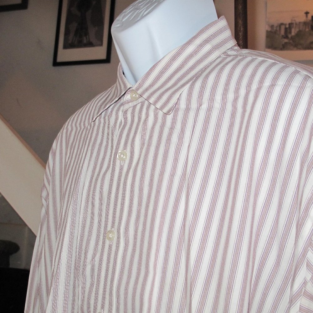 Sized 18 1/2 - 34/35 CM Gold Series Mens Striped Oxford Shirt